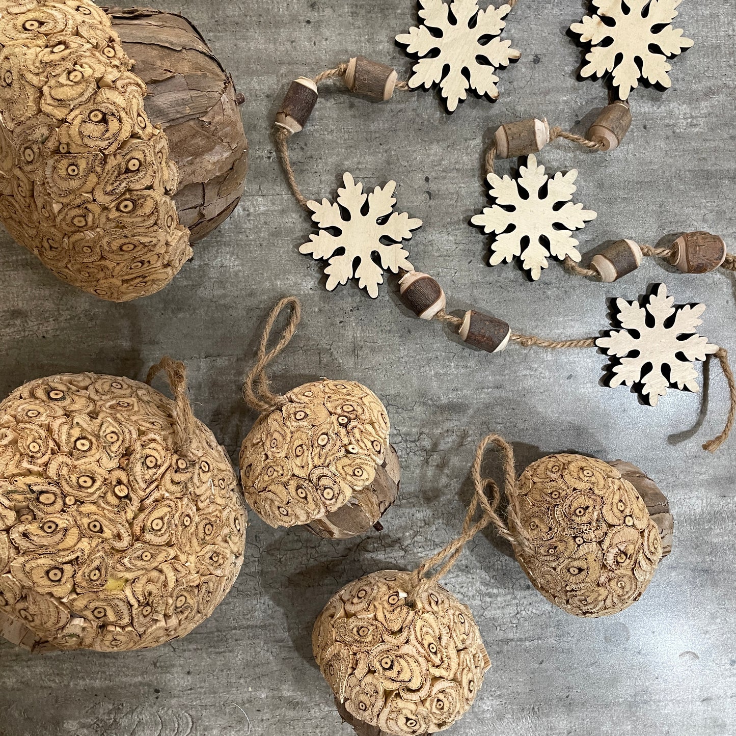 ACCESORIO NAVIDEÑO GUIRNALDA COPOS