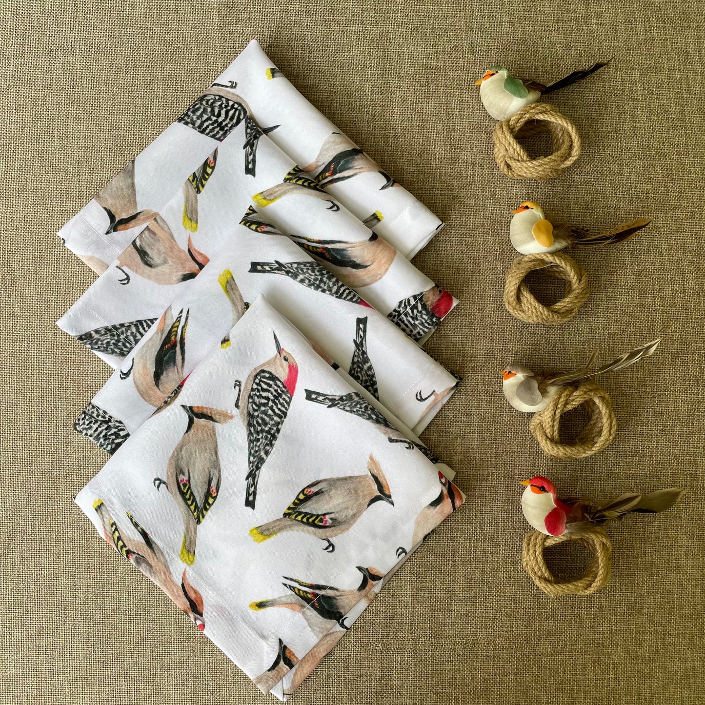 SERVILLETEROS AVES (4 PZ)