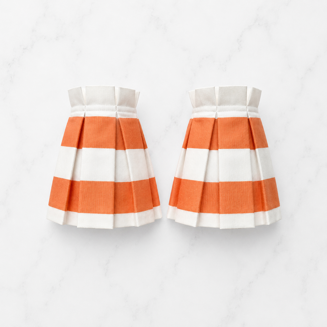 Lámparas naranja blanco