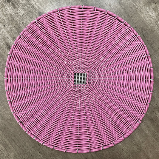 PLATO BASE ROSA  (4PZ)