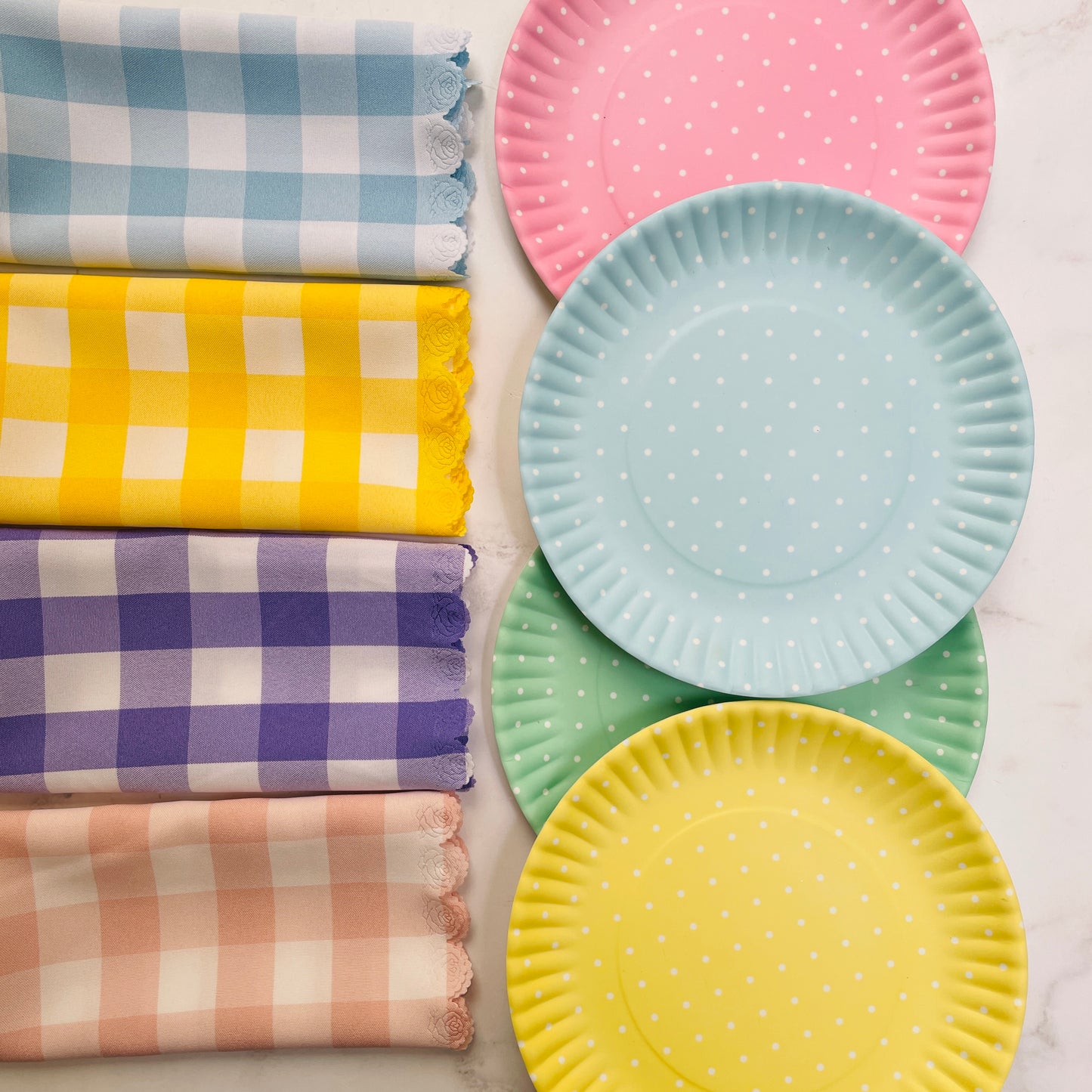 SERVILLETA COQUETTE PICNIC ARCOIRIS  (4PZ)