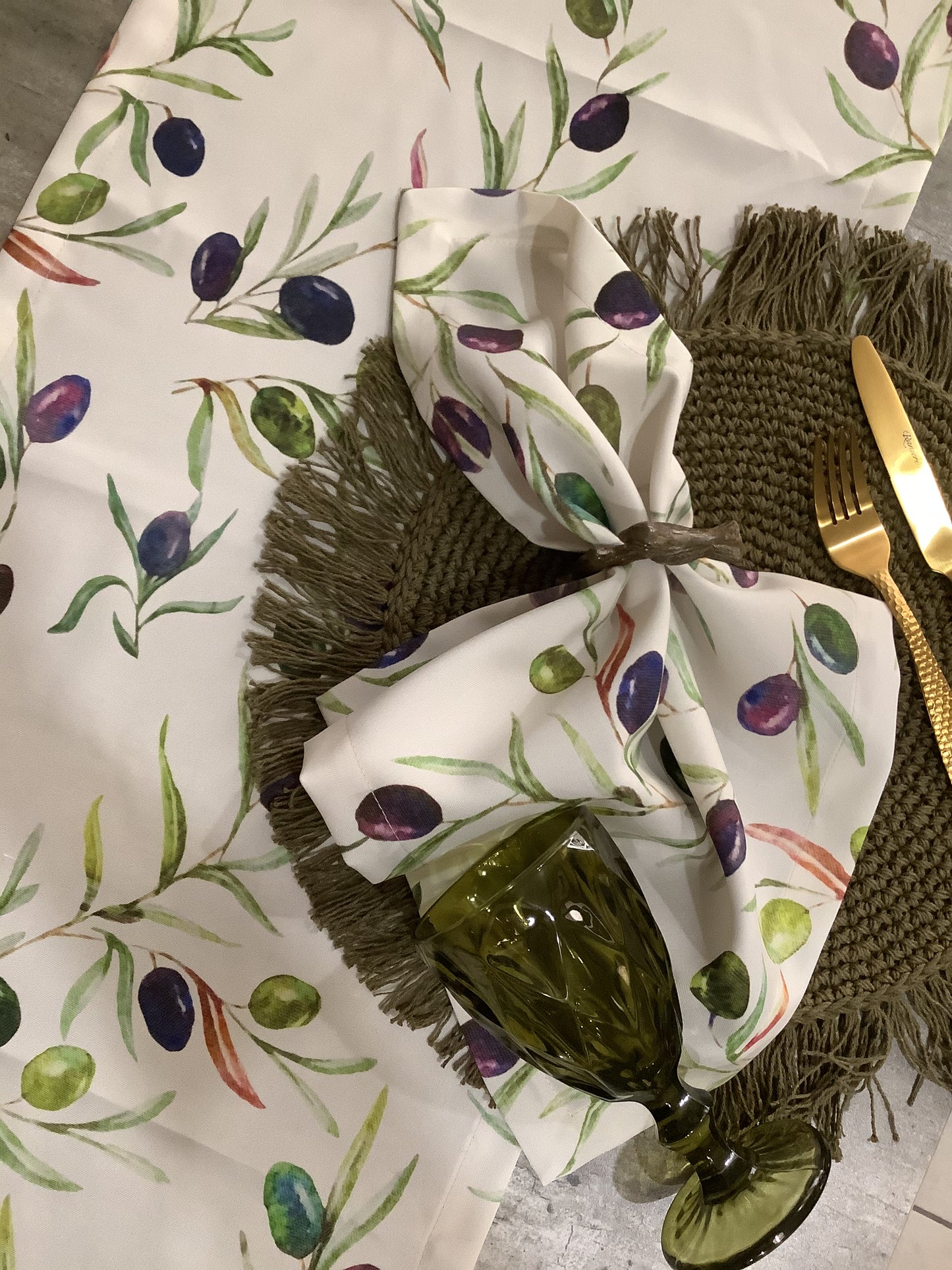 SERVILLETA OLIVOS (4 PZ)