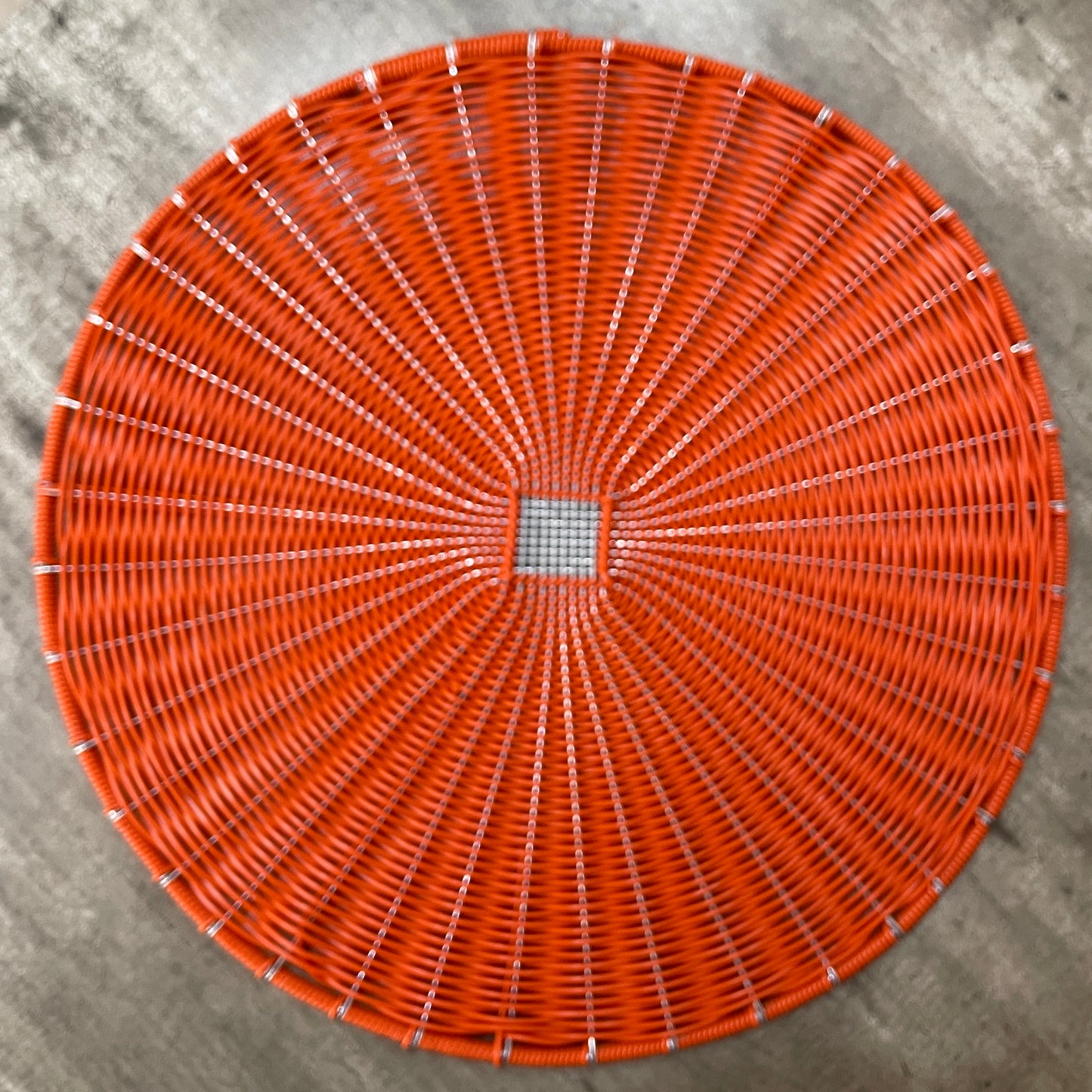 PLATO BASE NARANJA (4PZ)