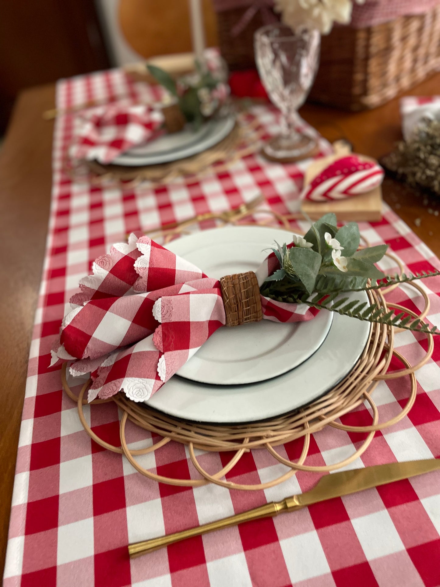 SERVILLETA COQUETTE ROJA  (4PZ)