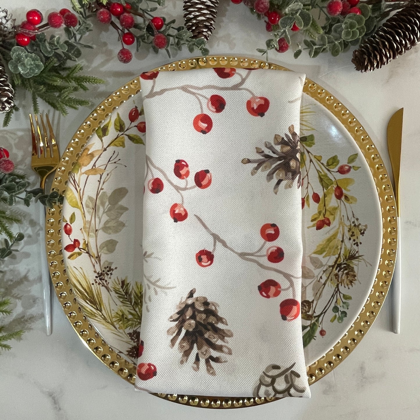 SERVILLETA BERRIES (4 PZ)