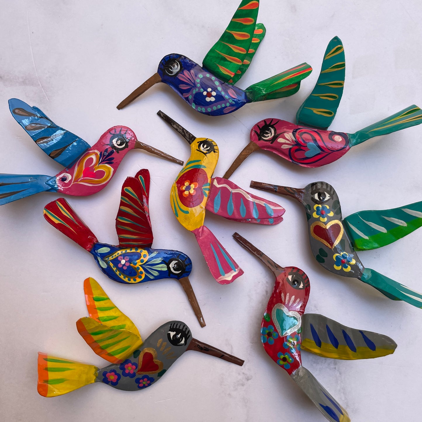 COLIBRÍES COLGANTES (4 PZ)