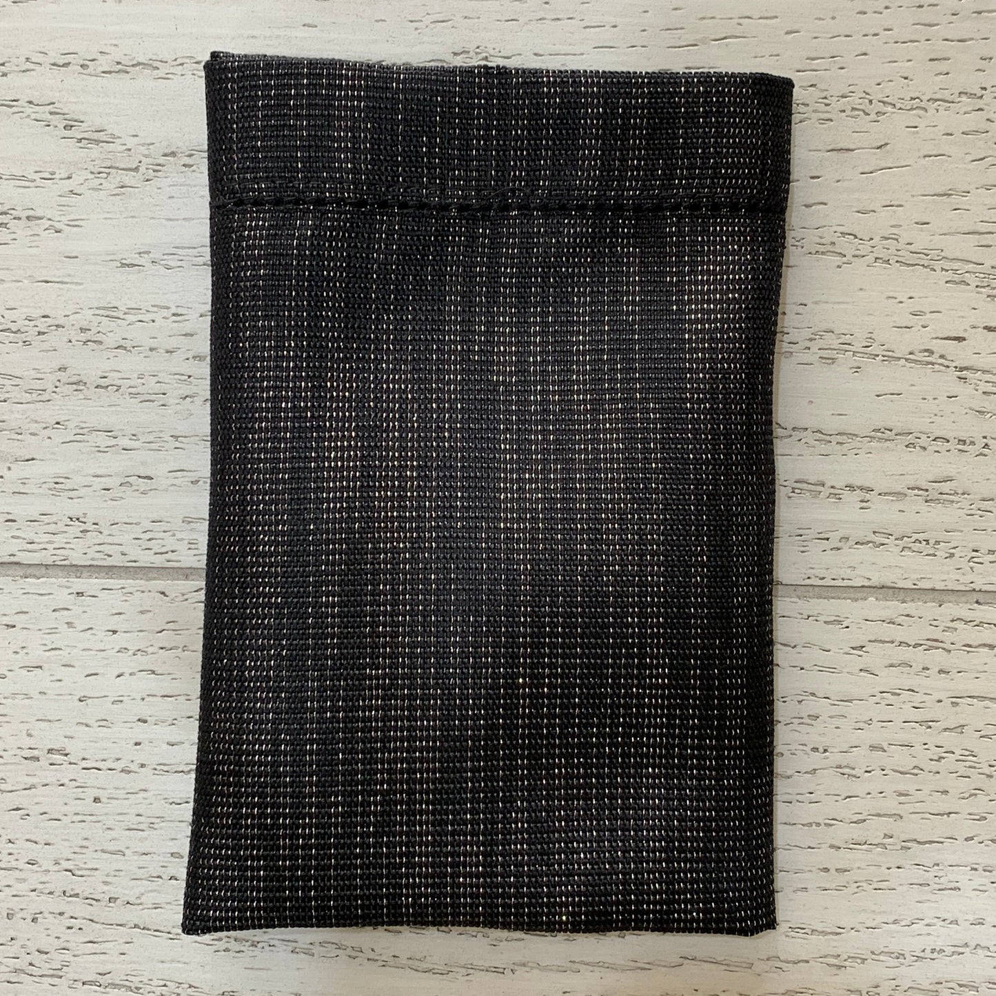 SERVILLETA LINO VINTAGE METÁLICO NEGRO(4 PZ)