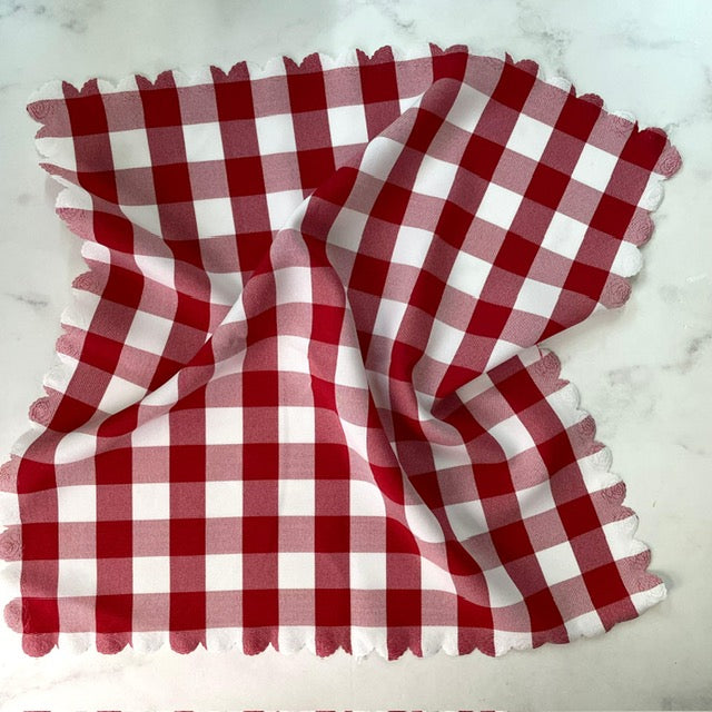 SERVILLETA COQUETTE ROJA  (4PZ)