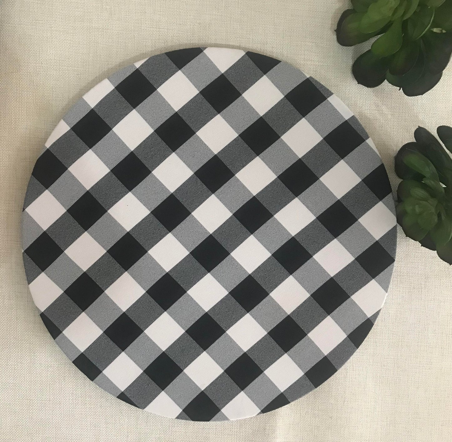 FUNDA PLATO PICNIC NEGRO (4 PZ)