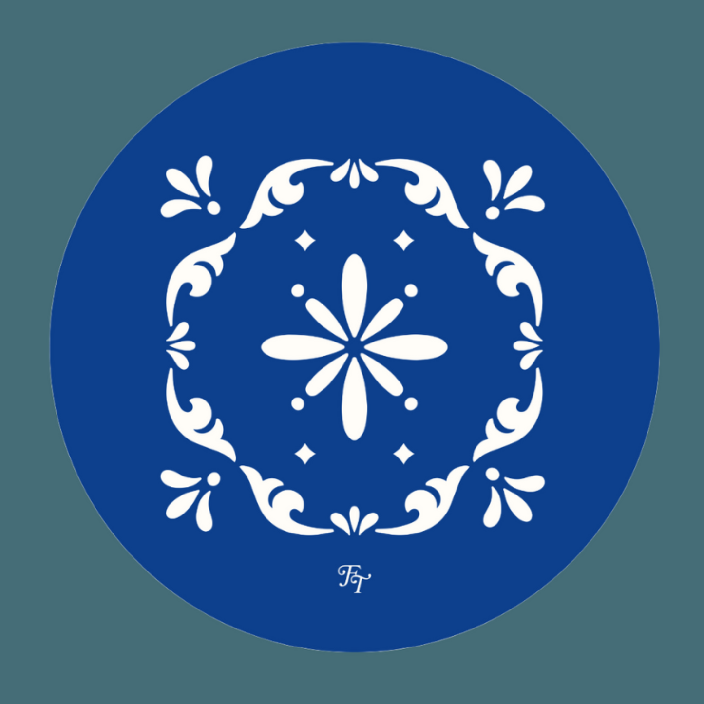 PLATO BASE COLECCIÓN MOSAICOS (4 PZ) (Colores)