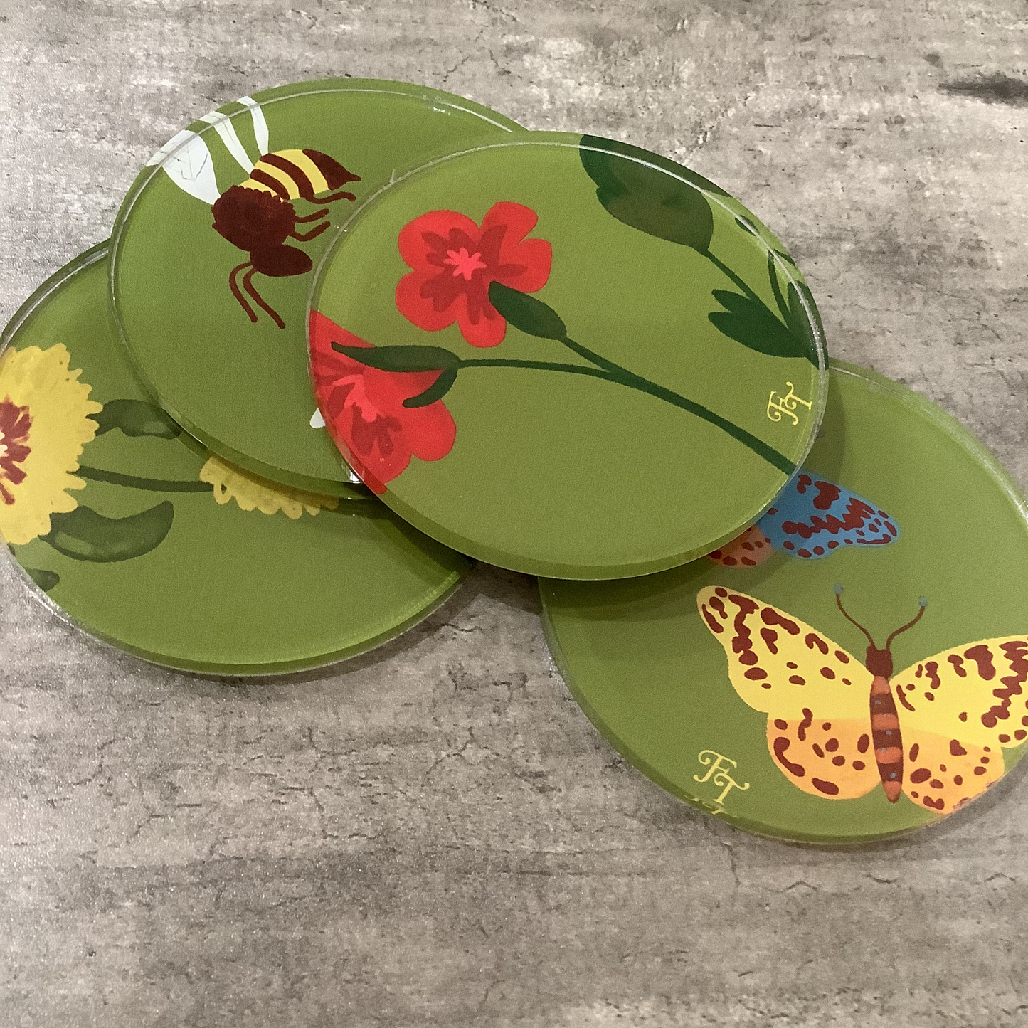 PORTAVASOS BOTÁNICO (4 PZ)