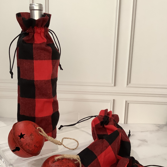 ACCESORIO NAVIDEÑO FORRO PARA BOTELLA