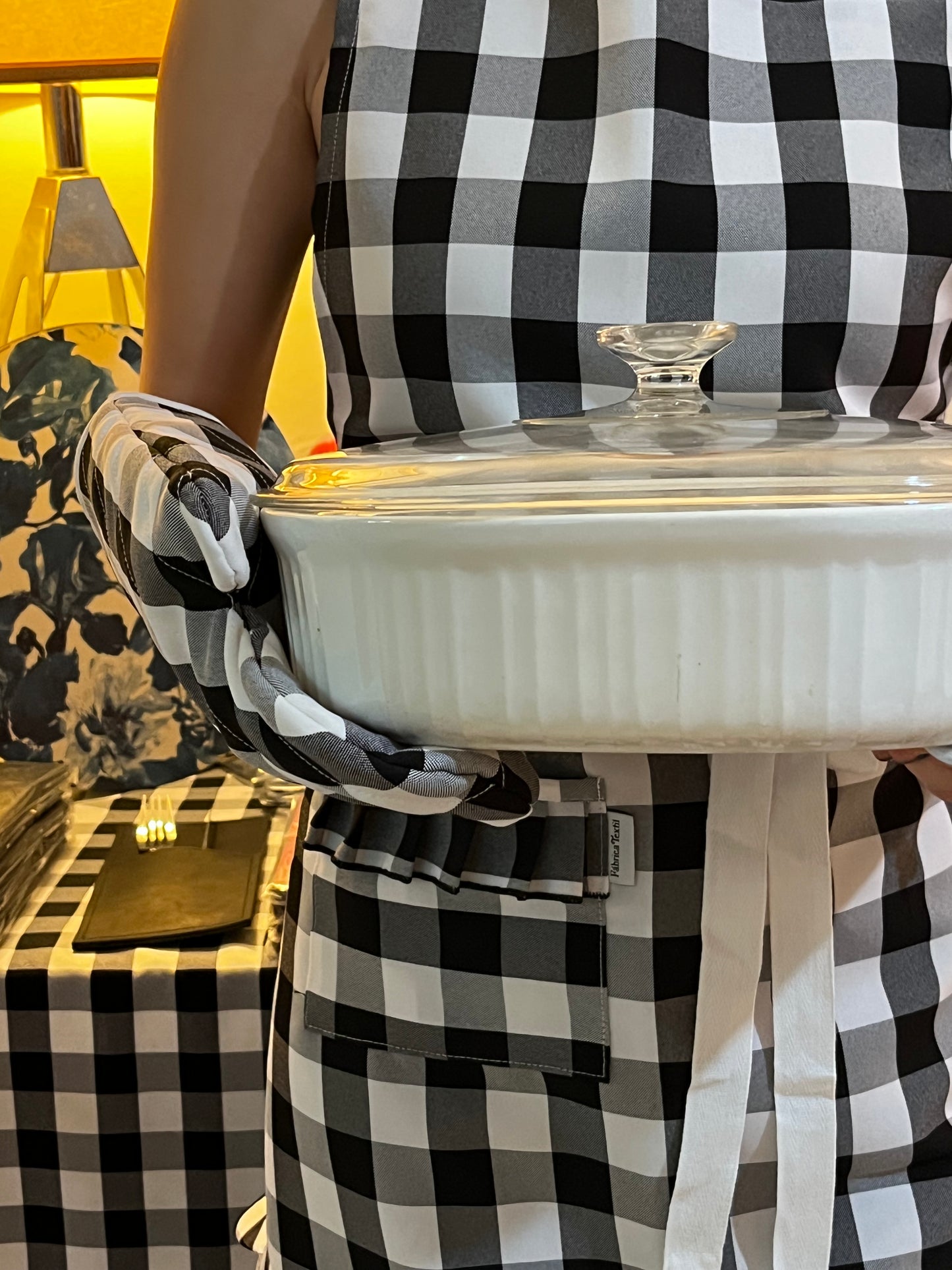 SET DE GUANTES PICNIC NEGRO