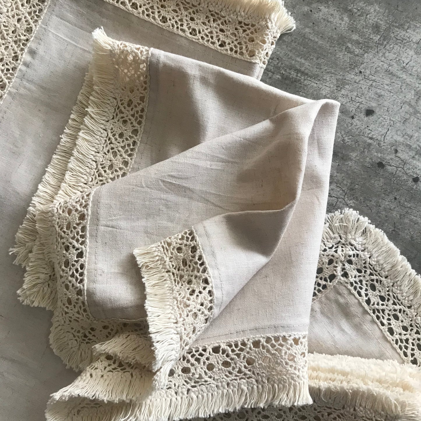 SERVILLETA BOHO STYLE (4 PZ) (Colores)
