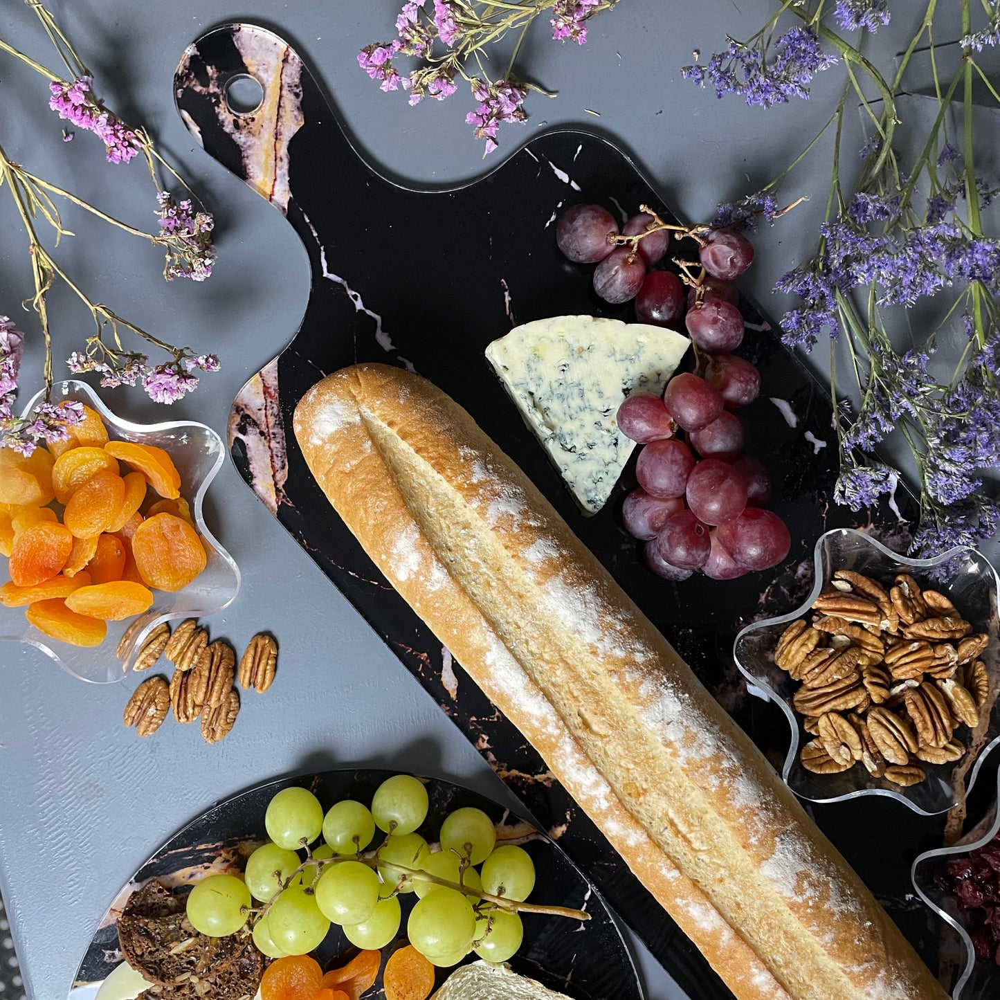 TABLAS GOURMET MÁRMOL NEGRO