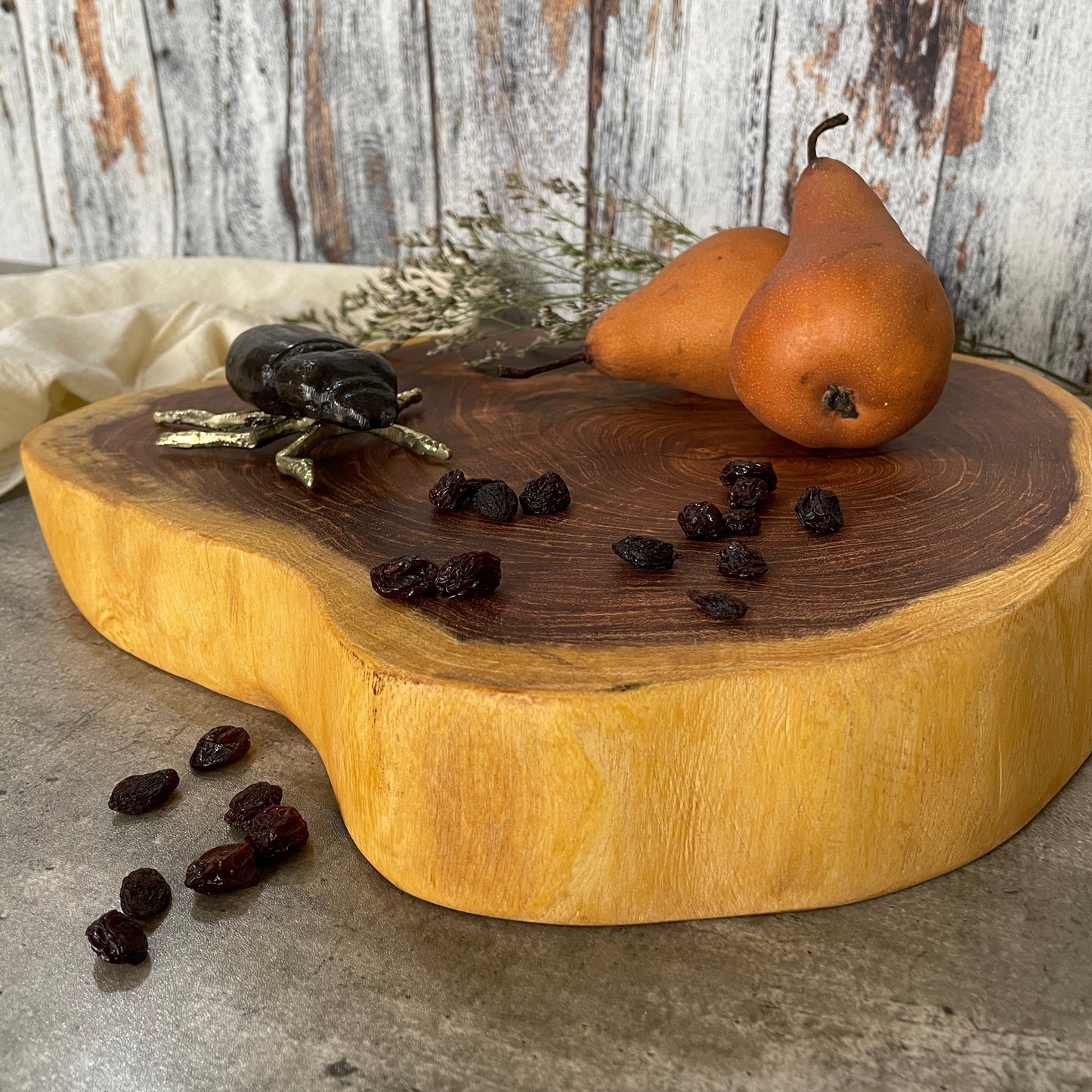 TABLA DE MADERA RODAJA DE MEZQUITE