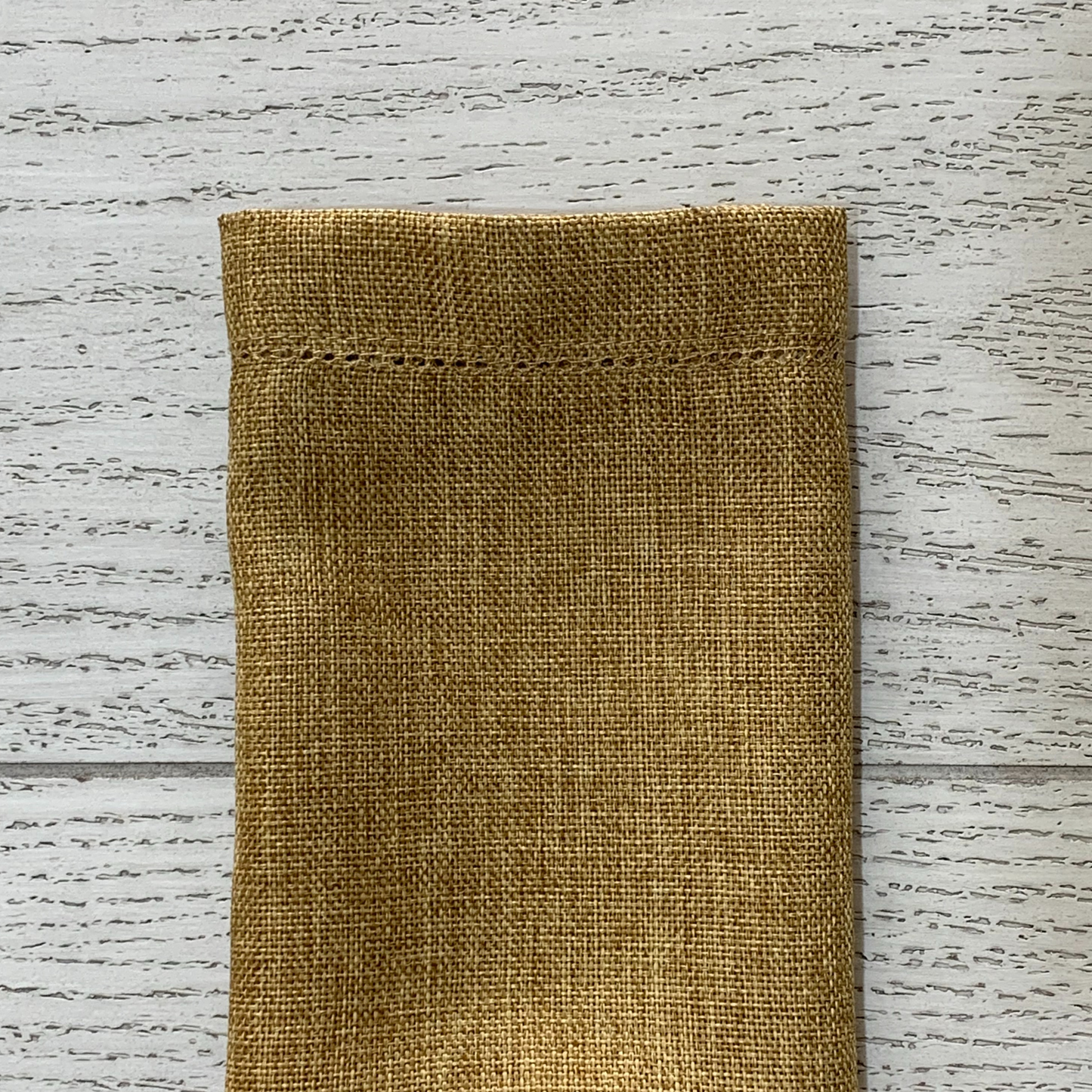 SERVILLETA LINO VINTAGE DESHILADO KHAKI (4 PZ)