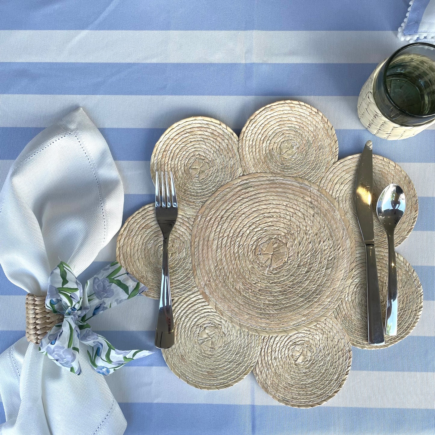 Individual flor natural (4pz)