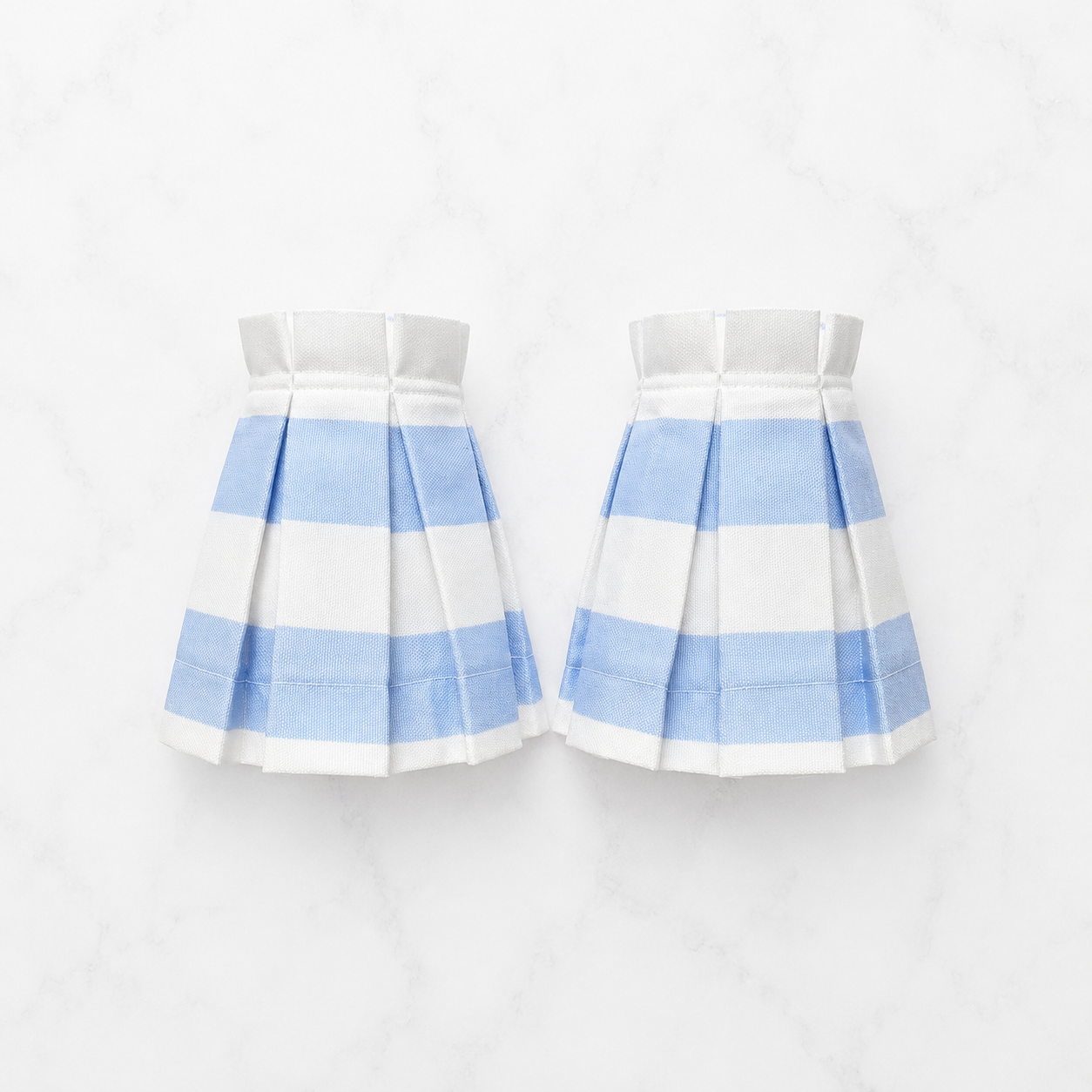 Lámparas azul blanco