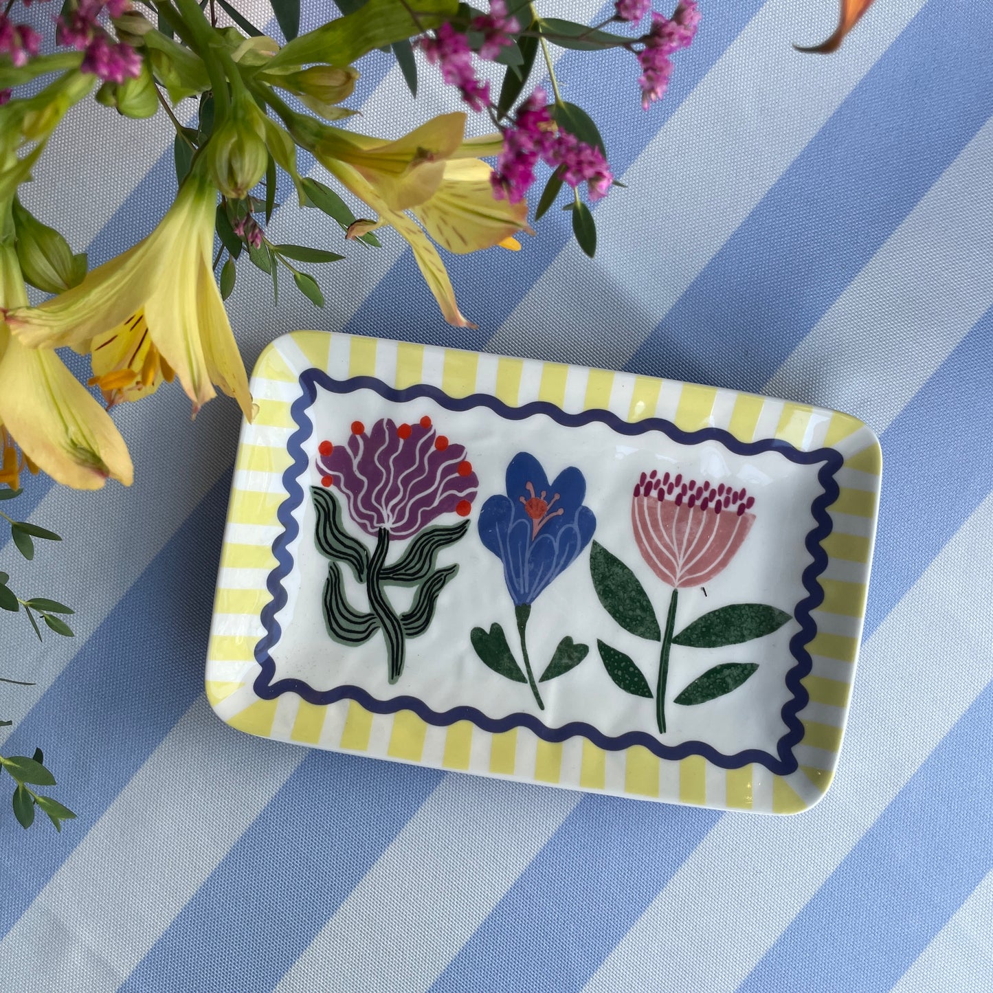 Plato flores
