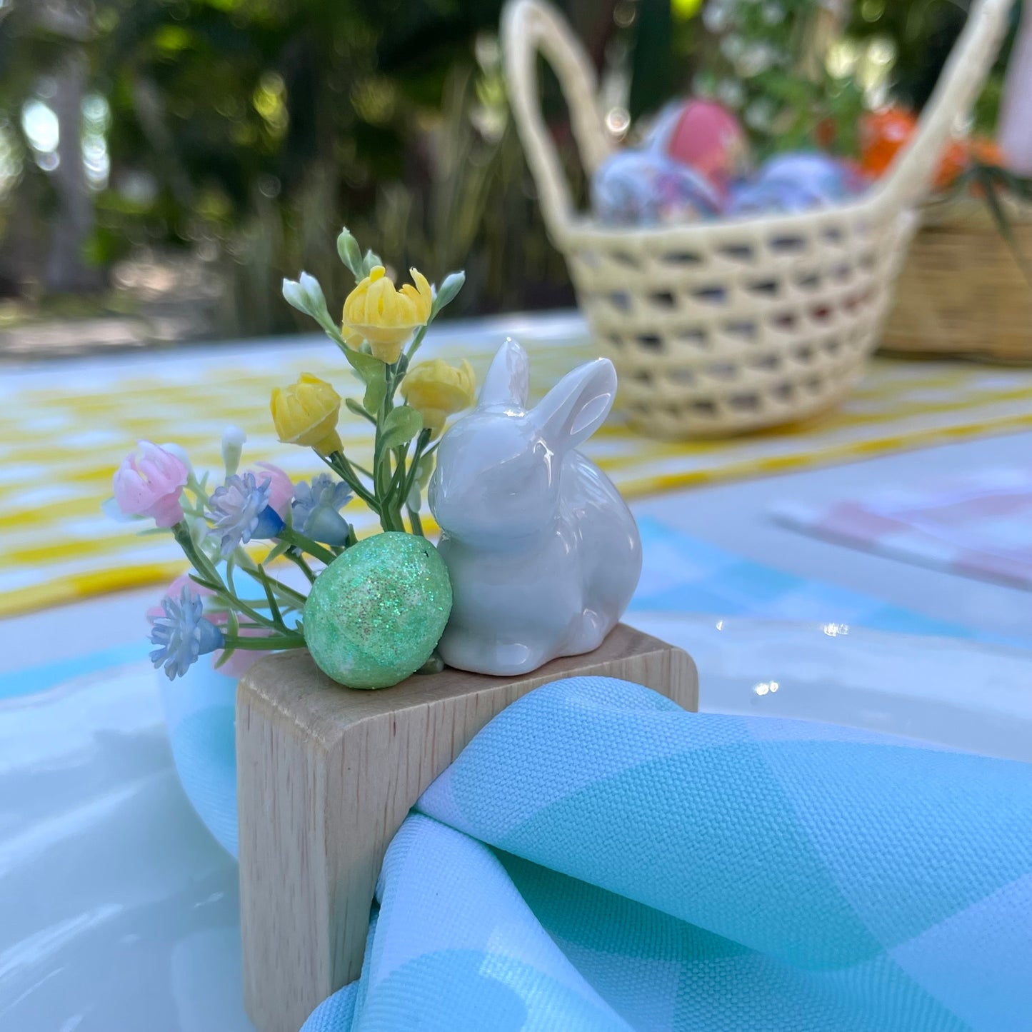 4 SERVILLETEROS PASCUA PASTEL