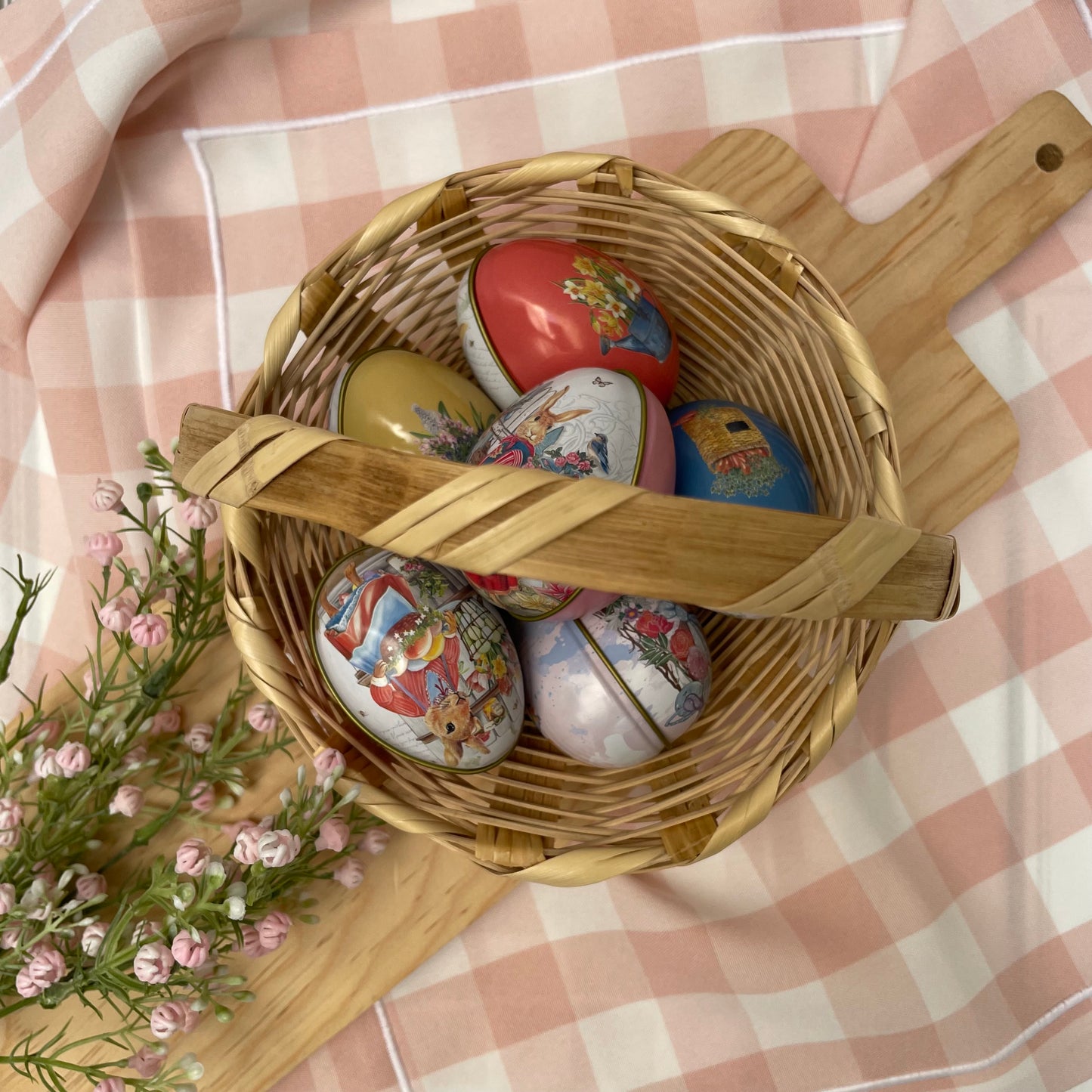 CANASTA CON HUEVITOS EASTER