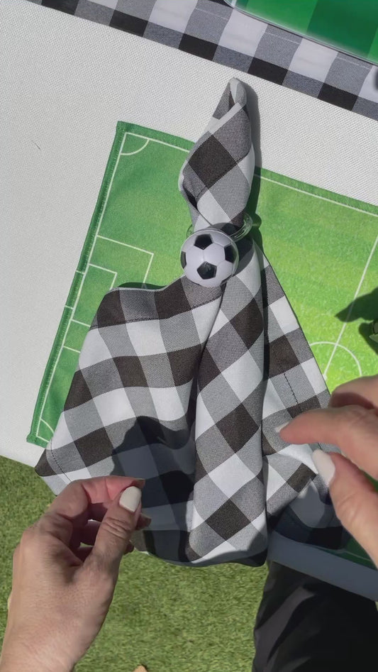 6 Servilleteros balón