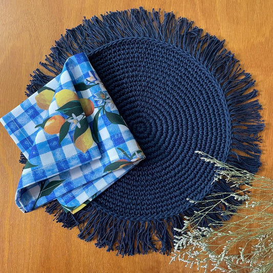 MIX INDIVIDUAL MACRAMÉ [4 PZ] + SERVILLETA EUREKA [4 PZ]